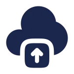 Cloud Upload SVG Icon